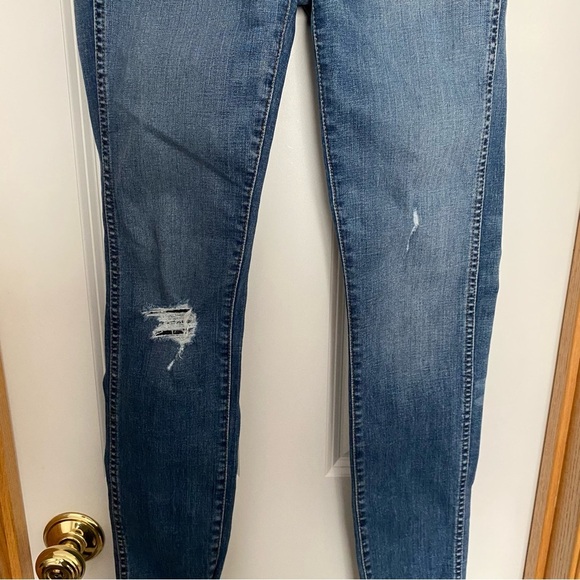 Madewell Curvy High-Rise Skinny Jeans: Drop Step-Hem Edition Size 24 - Picture 5 of 13